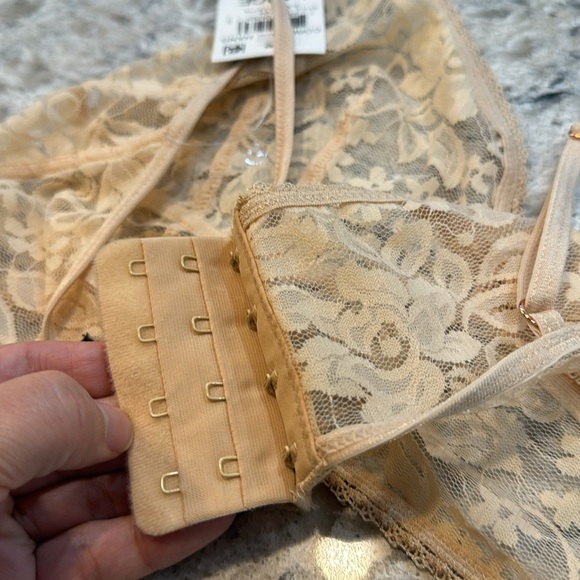 INC | Lace Bralette in Almond Latte Size SMALL - Picture 5 of 10